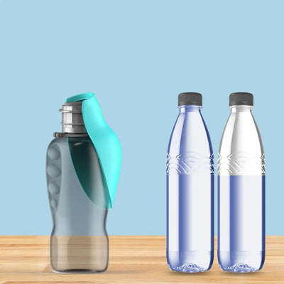 800ml portable dog water bottle